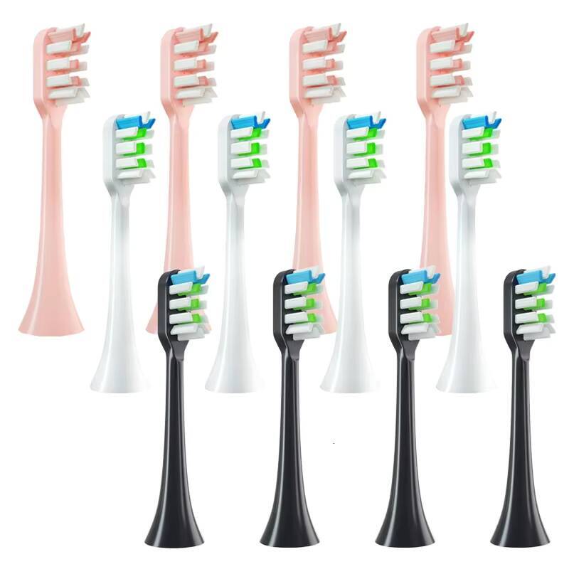 12pcs for SOOCAS X3/X3U/X5 Replacement Clean Tooth Brush Heads Sonic Electric Toothbrush Soft Bristle Nozzles