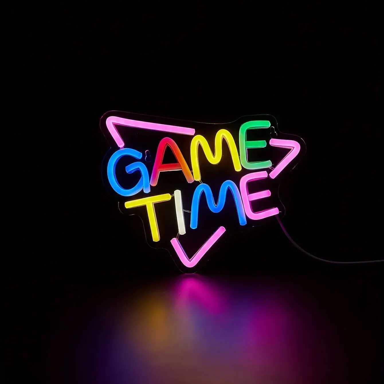 Gamepad Shaped LED Neon Sign for Gamer Room Decor Gaming Neon Sign for Boys Room Wall Decor USB Powered Gamer Gifts for TeensXJ250626