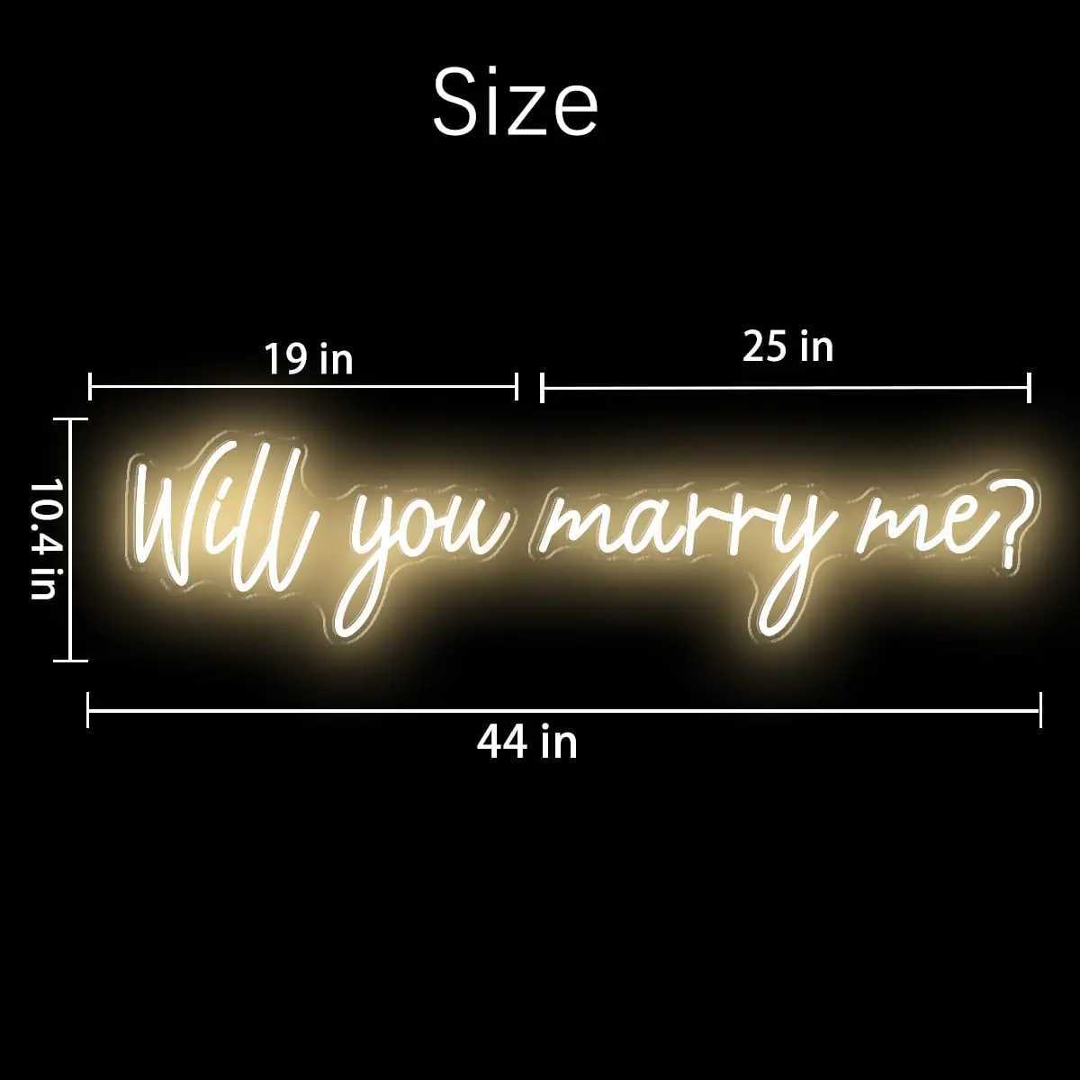 Will You Marry Me Neon Sign Custom Bedroom Bar Wedding Engagement Party Home Wall Decoration Personalized Gift For Her XJ250626