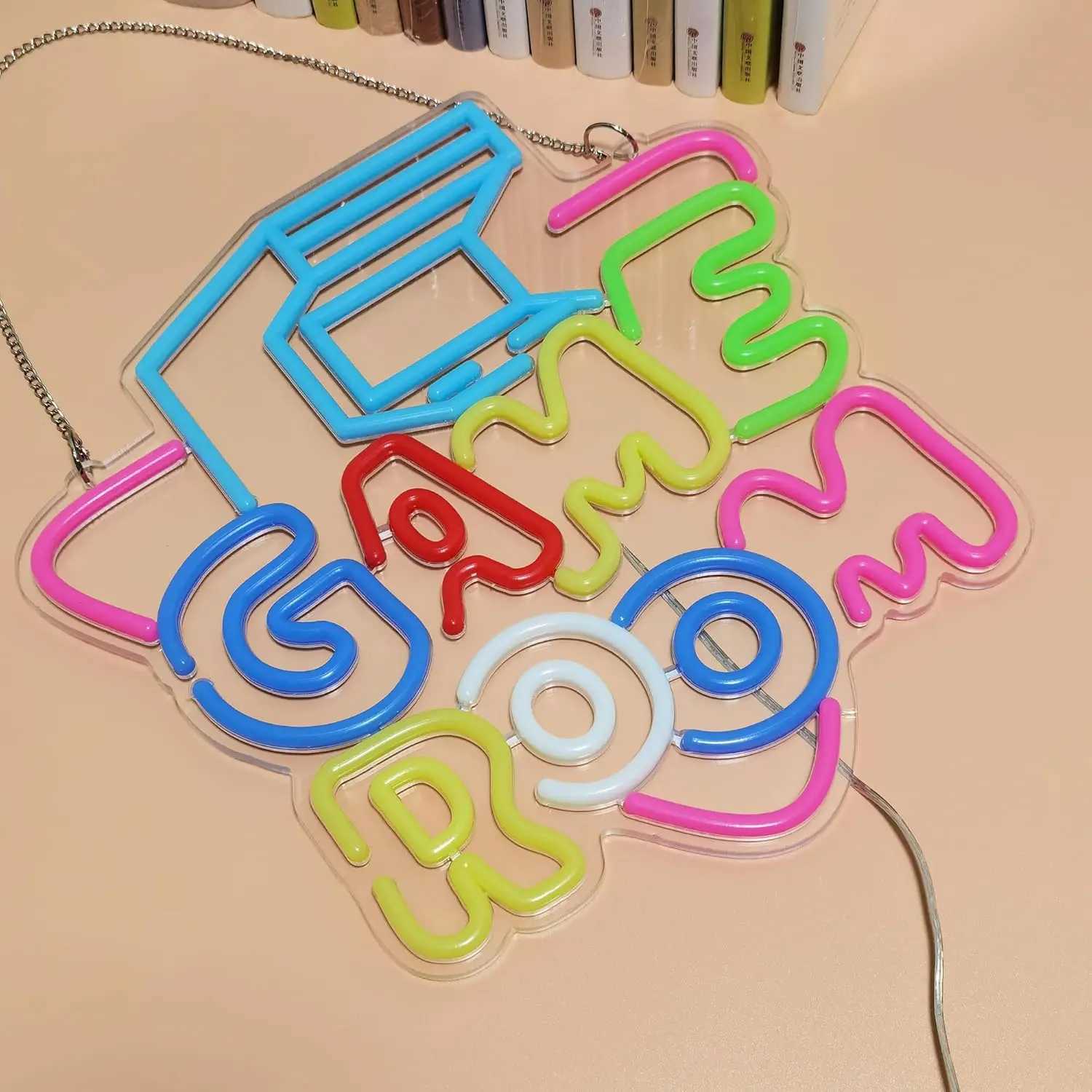 Game Room Neon Sign LED Neon Light for Wall Decor USB Powered for Bedroom Bar Shop Game Room Man Cave Decor Gifts for Game Lover XJ250626
