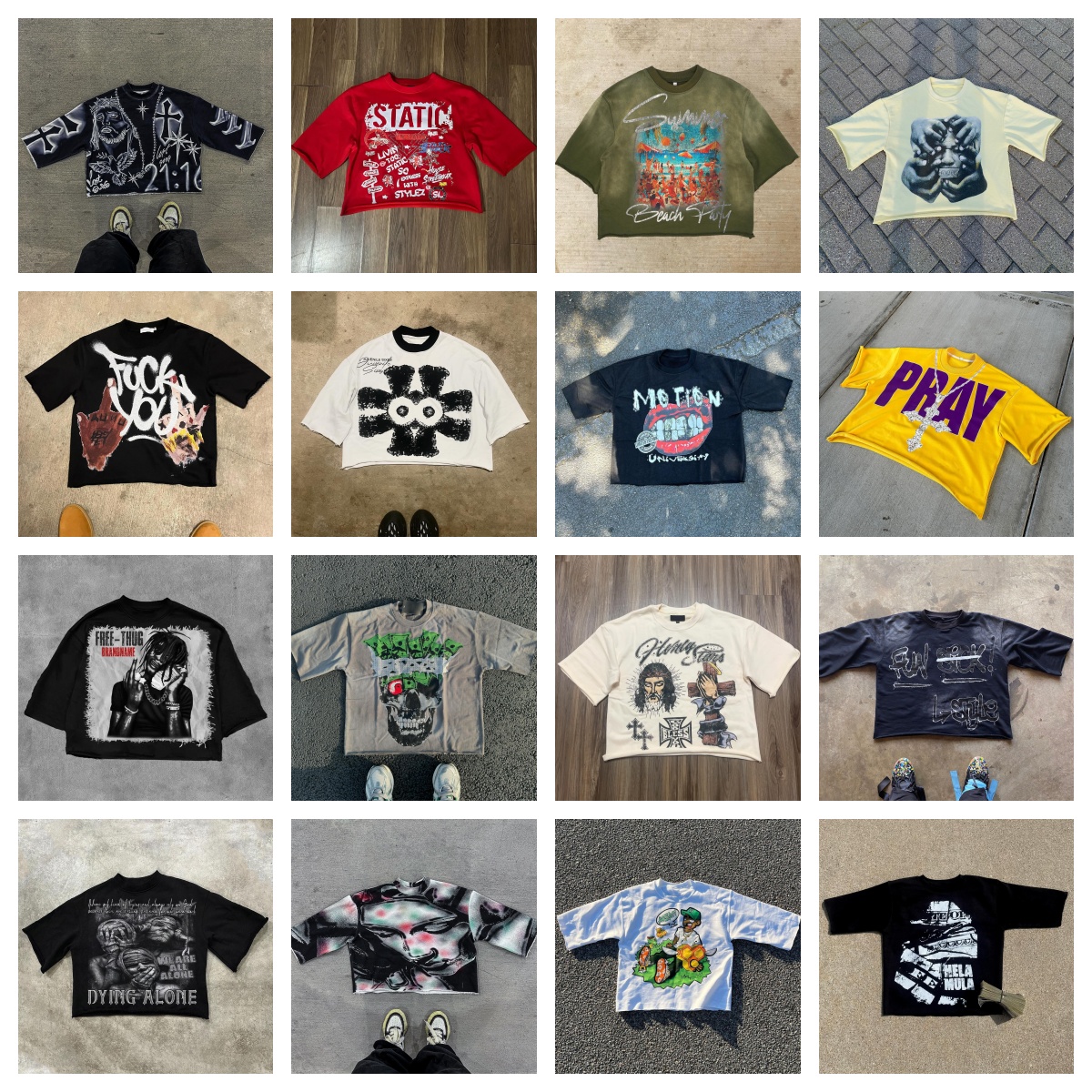 Gothic Streetwear T Shirt Y2K Hip Hop Graffiti Design Graphic Print Oversized TShirt Mens Punk Rock Crew Neck Cotton Short Sleeve Tops