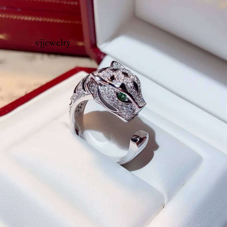 Luxury Brand panthere series ring sterling sier 18 K gilded brand official classic style Top quality rings brands design exquisite gift birthday present