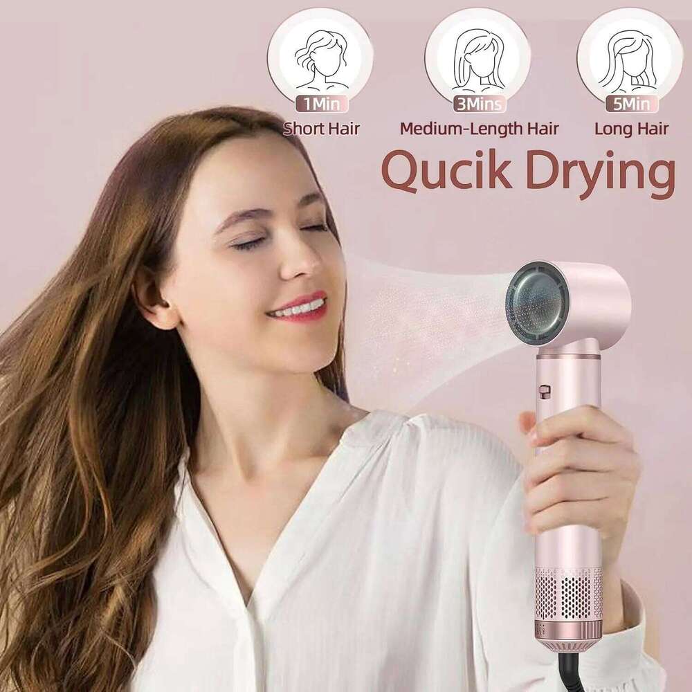 5-In-1 Electric Negative Ion Straight Curler Brush Blow Dryer Air Comb Hair Styling Tools Complete Set