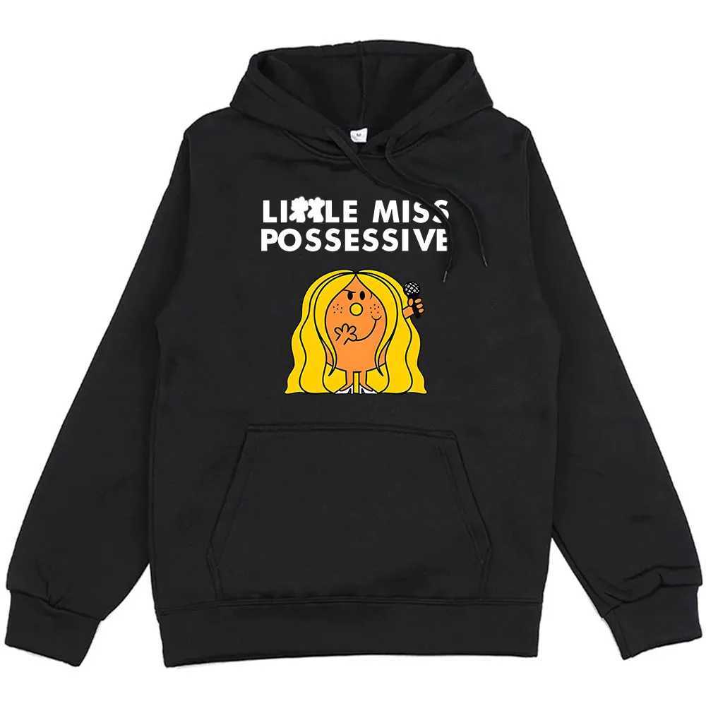 Tate McRae MISS POSSESSIVE Hoodies Cartoon Funny Graphic Printing Sweatshirts Long Sleeve Hooded Pullovers Men Women Clothing W250627