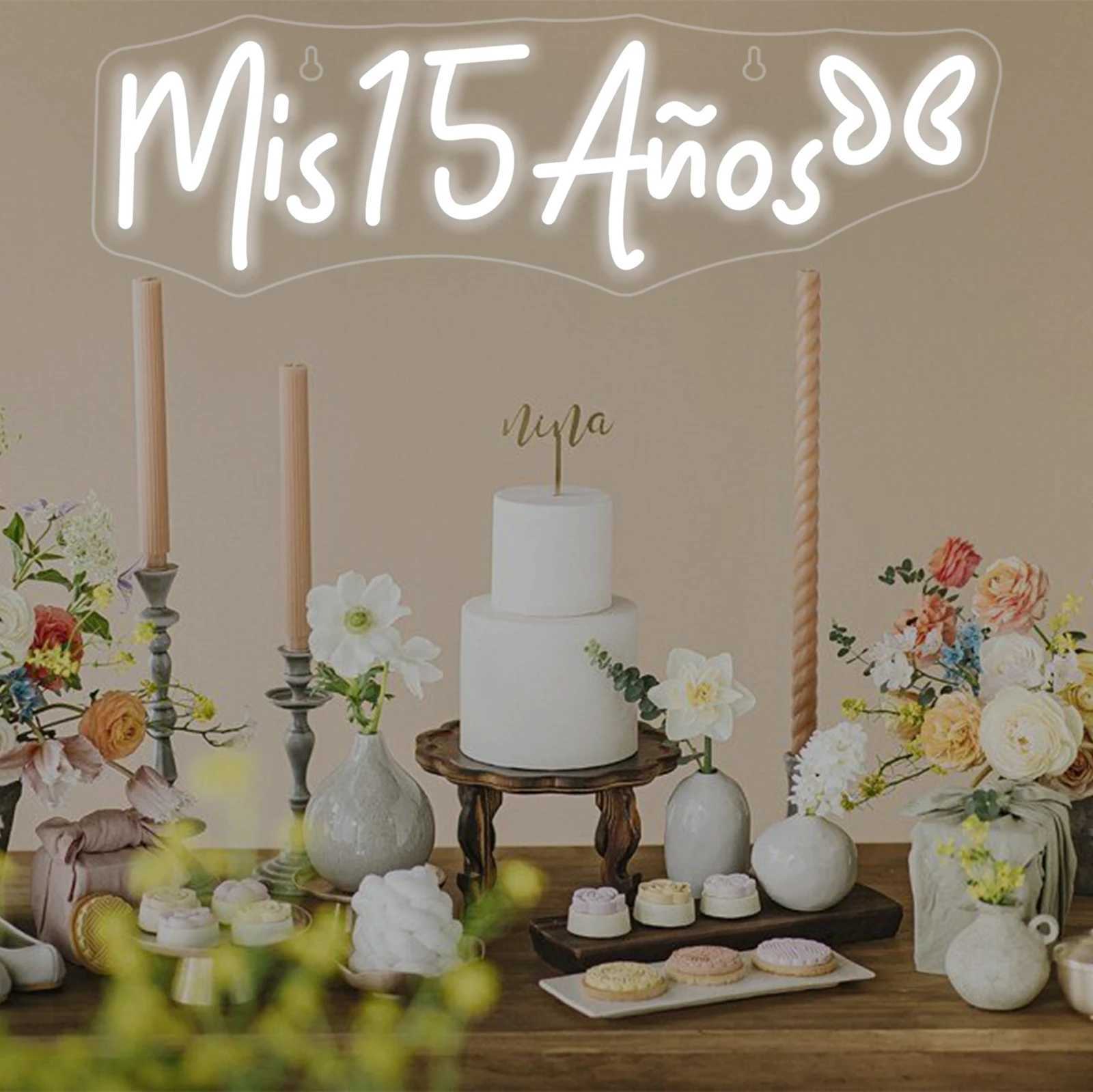 My 15 Years Neon Sign Cool Birthday Party Room Decoration LED Light Up Sign Wall Decor For Home Living Room Party Kids Nice Gift XJ250626