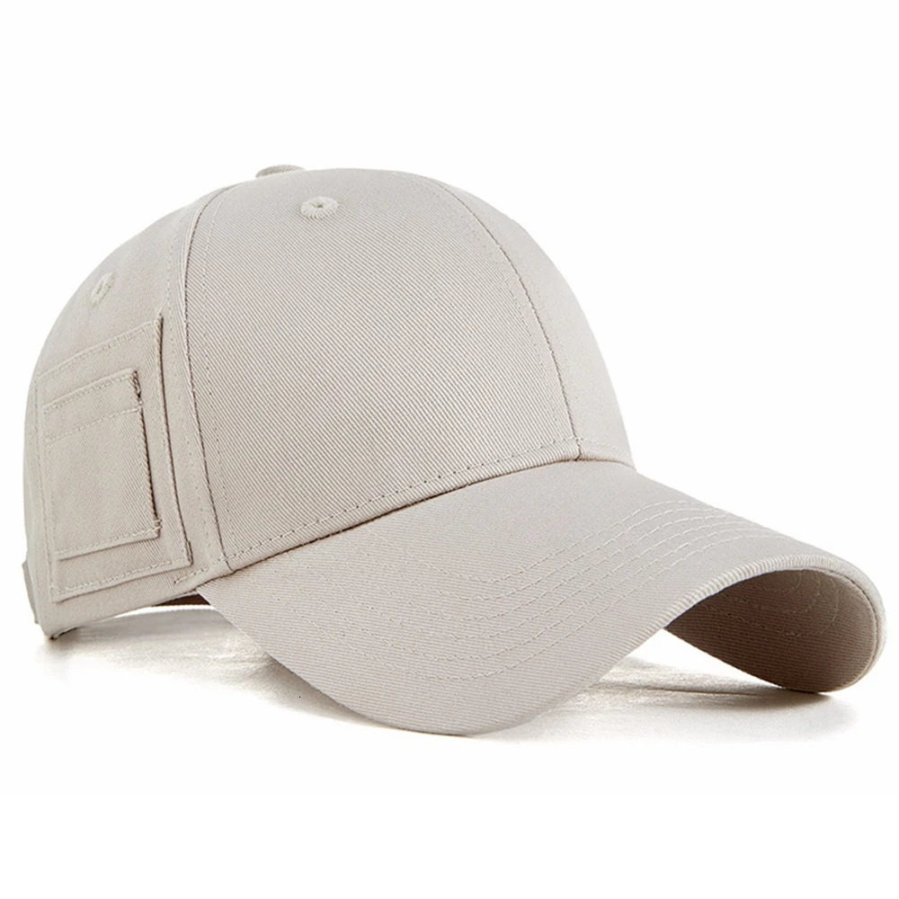 High Quality Baseball Cap with Sunglasses Holder and Pen Pocket Lady Fashion Sun Caps Big Head Men Sports Oversize Hat 250626