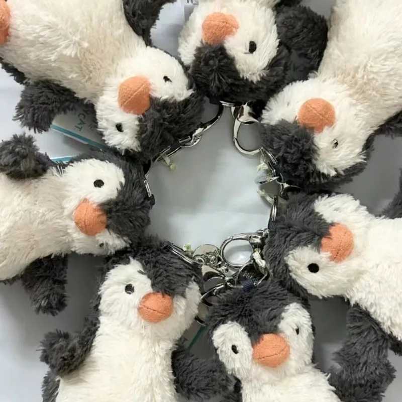 New Sell Jelly Cat Peanut Penguin Bag Decoration Plush Toy Gift Keychain Cute Doll Pendant Lovely Penguin Dolls For ChildrenXJ250627