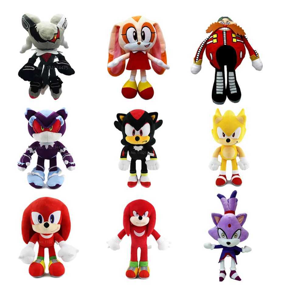 30cm Sonic Plush Toys Anime Cartoon Game Dolls Y250626