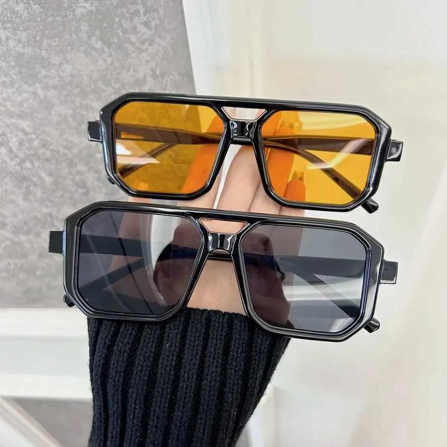 Designer Brand Square Sunglasses Women Men Casual Rectangle Frame Sun Glasses Female Mirror Colors Luxurious Fashion U250627