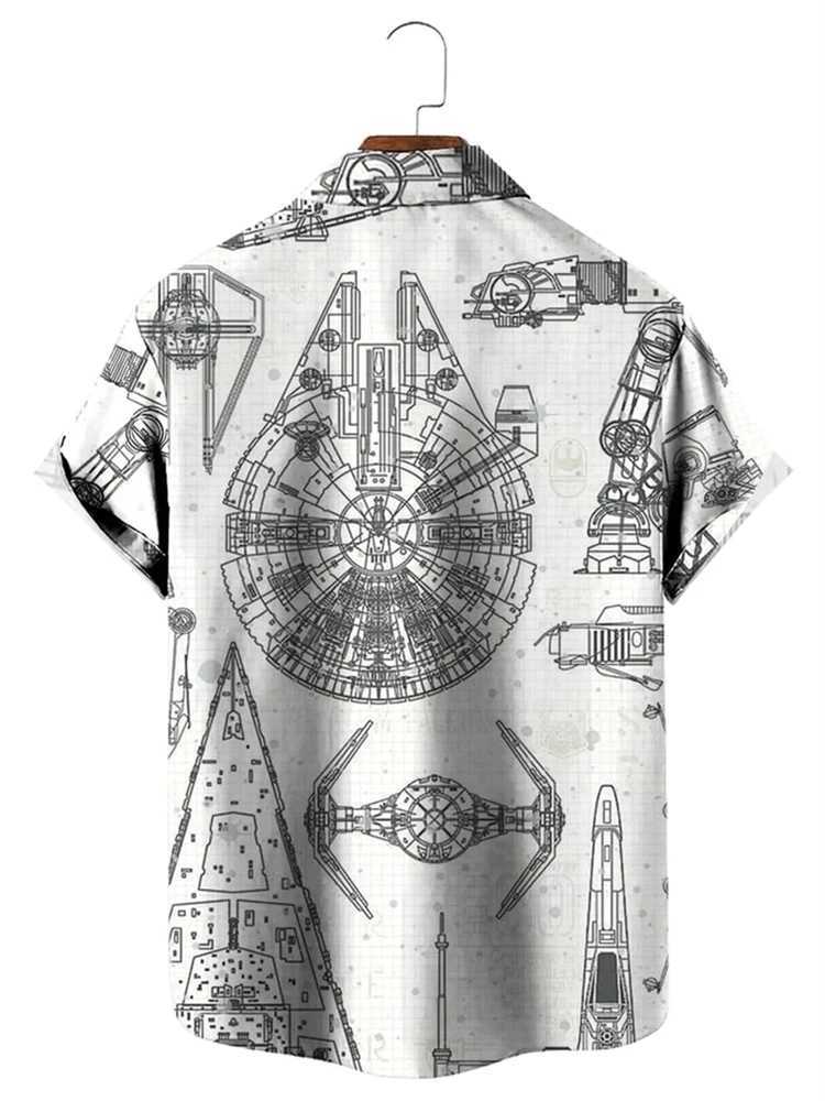2024 new mens shirt 3D print short-sleeved shirt Hawaiian shirt fashion casual 6xl comfortable breathable fabric W250627