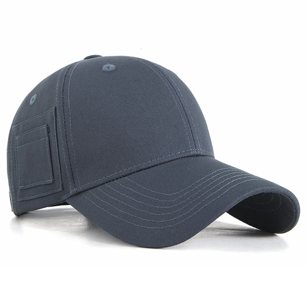 High Quality Baseball Cap with Sunglasses Holder and Pen Pocket Lady Fashion Sun Caps Big Head Men Sports Oversize Hat 250626