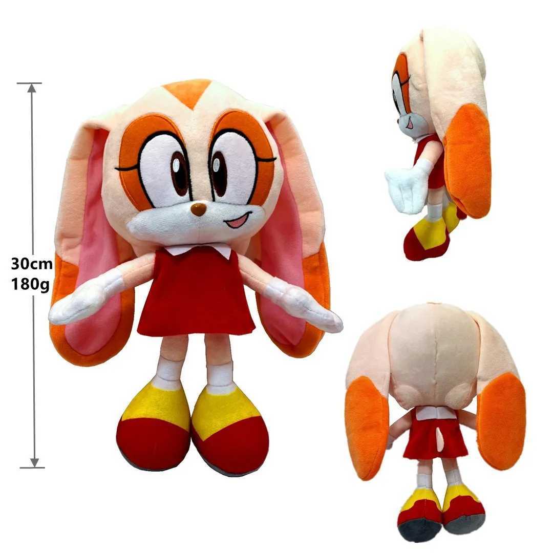 30cm Sonic Plush Toys Anime Cartoon Game Dolls Y250626