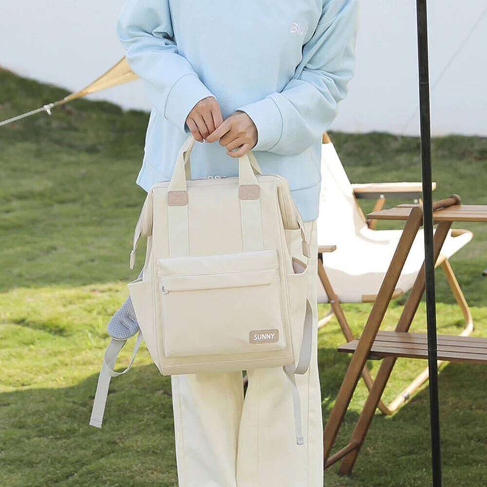 Oxford Big Laptop with Zipper Closure Casual School Bookbag Book Storage and Travel Backpack for Student Girls