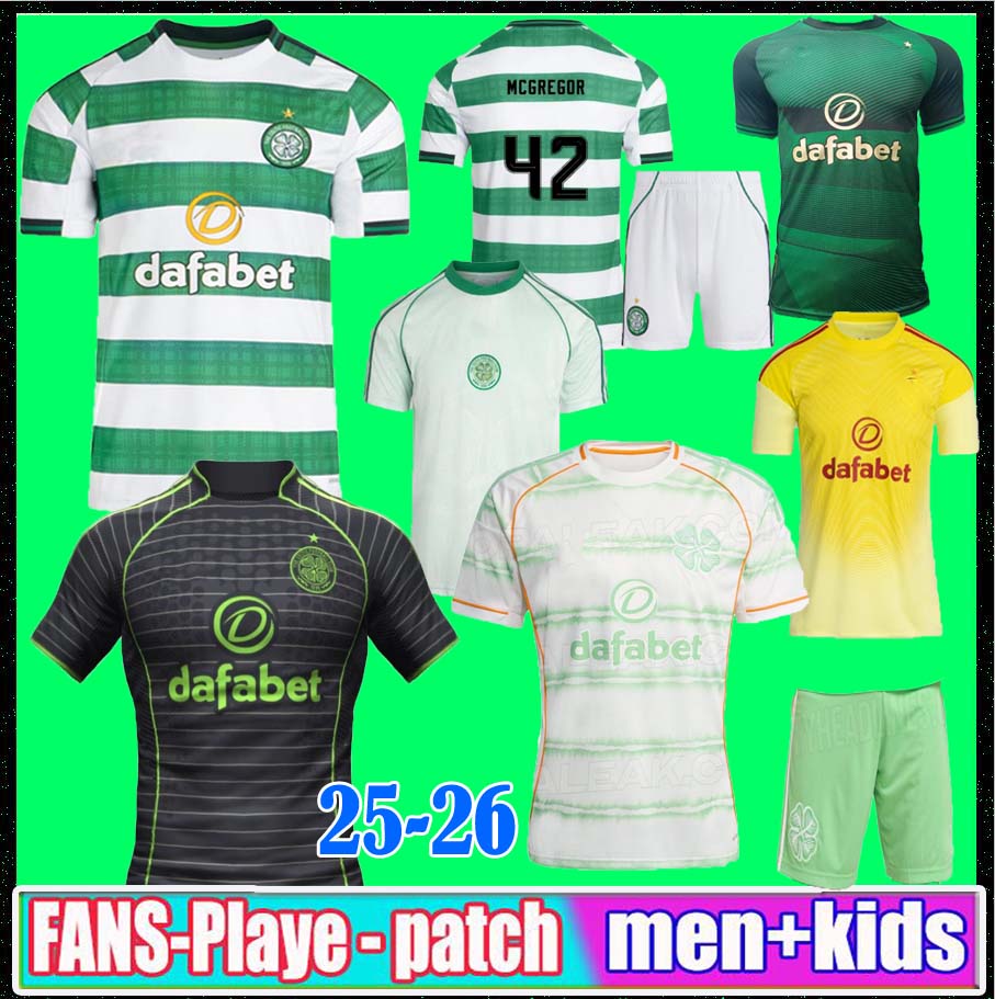 3XL 4XL 2025 CeltsS jersey Limited edition Soccer Jerseys kids EDOUARD 25 26 celticfc Irish Origins Football Shirt ELYOUNOUSSI CHRISTIE JOTA GRIFFITHS FORREST