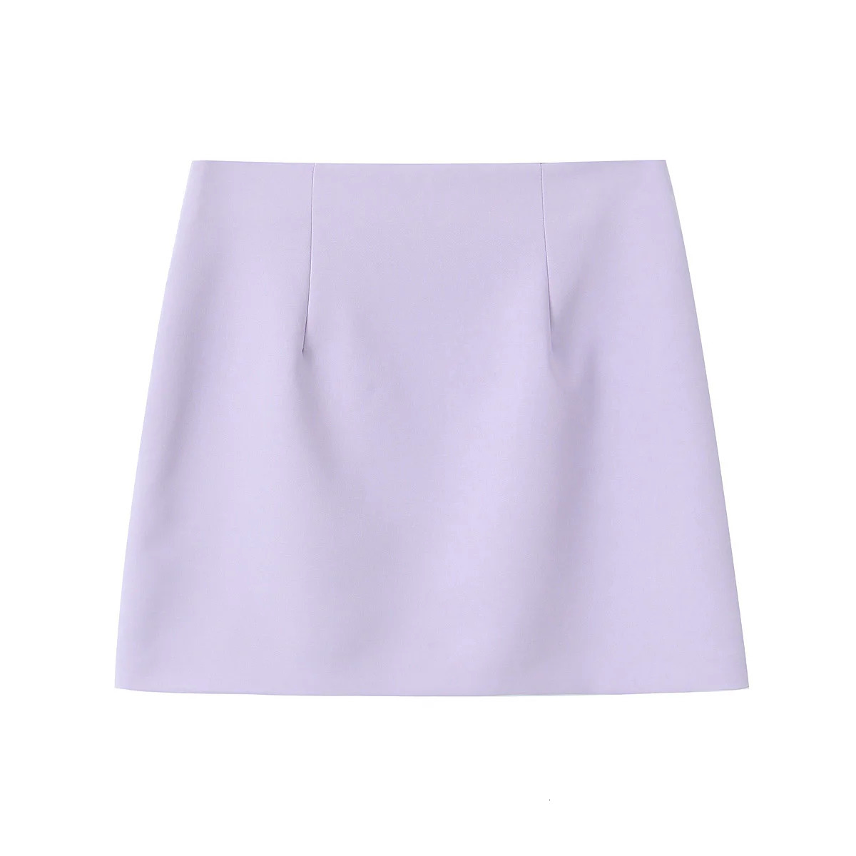 TELLHONEY Women Fashion Side Zipper Bow Decoration Mini Skirt Female Sexy Slim Fitting A Line Hem Slit Solid Skirts 250623 - view 3