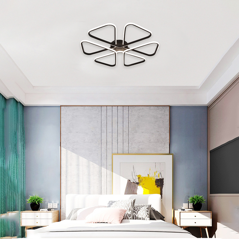 Artistic LED Ceiling Lamp - 3 Colors, Dimmable, Nordic Home Decor