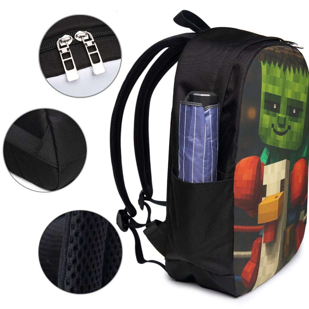 Chicken Jockey Laptop Backpack for Teen Women men 17 Inch Casual Daypack