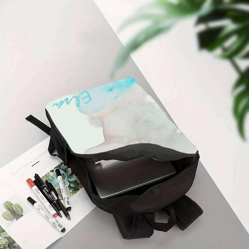 Custom Anime Frozen Elsa canvas for Women Men Waterproof Backpack Mochila travel bag Students Schoolbag