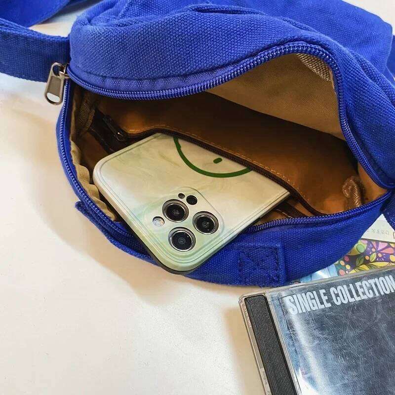 Fashion Small Canvas Crossbody Bags for Women 2025 Shoulder Phone Purse Girl Student Cotton Cloth Mini Female Handbags Flap