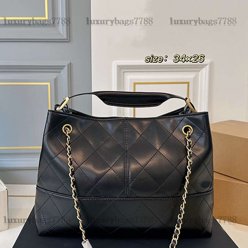 Suede Brown Beige Shoulder Bags Designer 25A Handbag Chain Totes Medium Splicing Color Soft Leather Shopping Bag Ladies Handbags