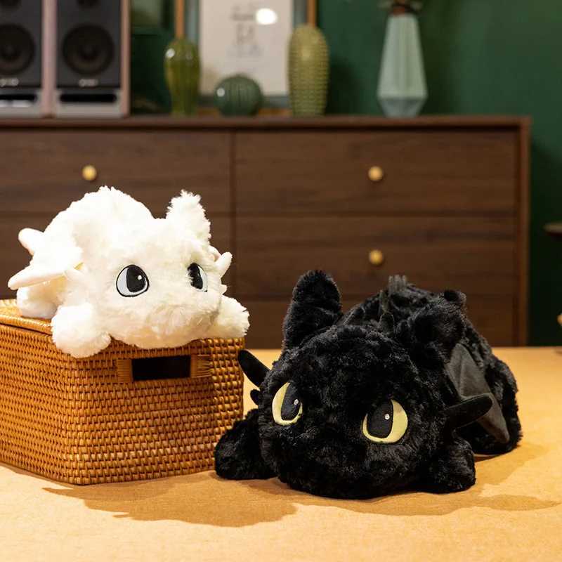 Toothless Dragon Plush Toy Kawaii Cartoon Dragon Plushie Anime Soft Stuffed Doll Home Decor Sleeping Pillow Kid Gift X250628