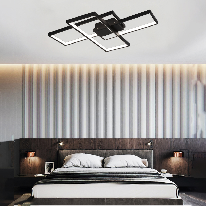 Contemporary Ceiling Lamp - RGBW, Adjustable Brightness, IR Remote