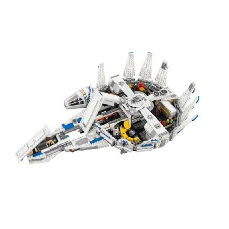 In Stock Millennium Spaceship Falcon Building Blocks Model Compatible 75212 Adult Building Brick Toy Children Birthday Gift Y250627