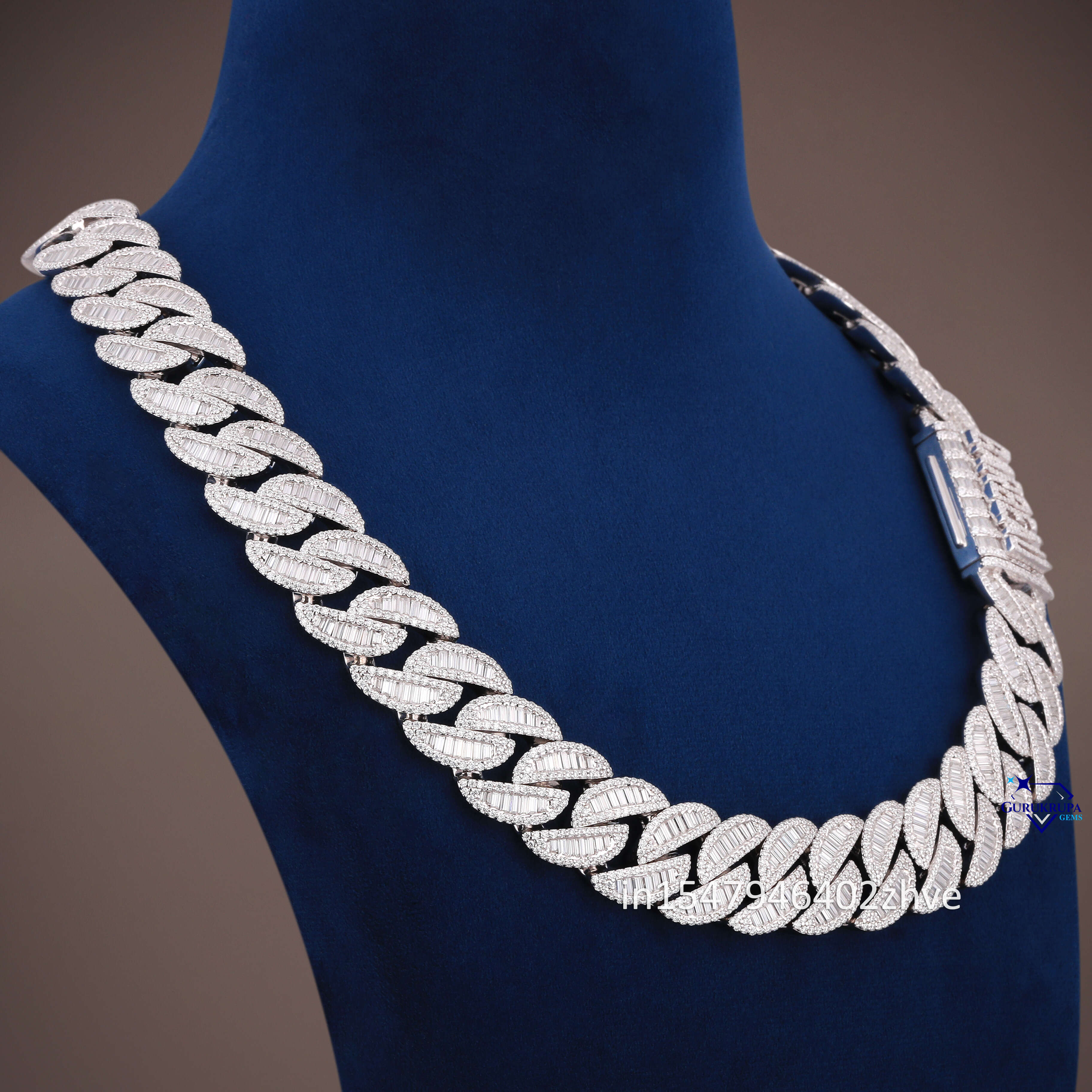 Hip Hop High Quality Heavy 925 Sterling Silver 18 MM Moissanite Diamond Cuban Link Chain for Mens Necklaces