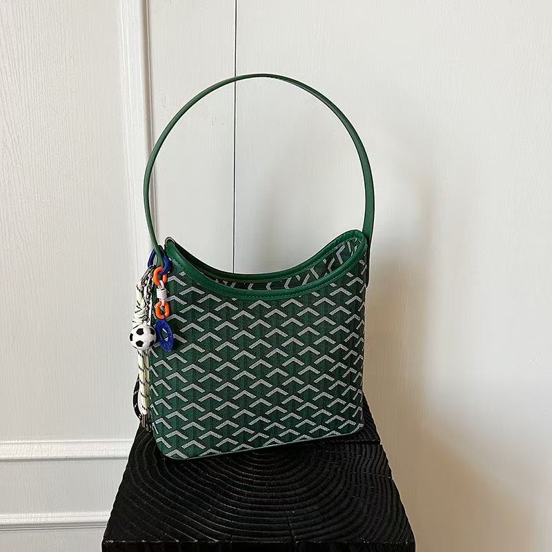 2025 Designer bag tote bag double-sided dual-use calf leather tote bag shopping bag single shoulder handbag mini women's green version beach bag 