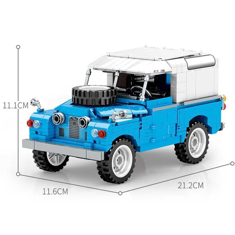 721 Pcs City Retro Mechanical Off Road Vehicle Building Block Roadster Racing Car Supercar Bricks Toys For Boys Children Gifts Y250627