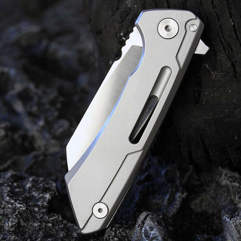 New Outdoor D2 Steel Folding High Hardness Self-defense Pocket Multi-functional Sharp Fruit Knife Tool
