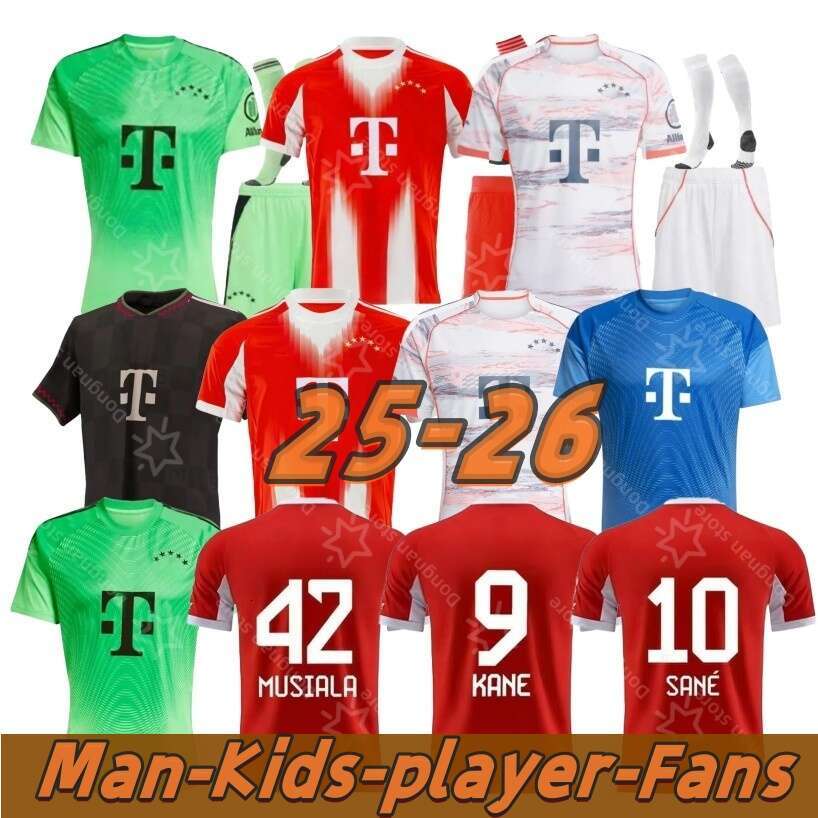 Deutscher Meister 2025 munich jersey Harry Kane shirt Thomas Muller Sane Kingsley Coman Jamal Musiala Soccer Jerseys kimmich jersey bayernmunich 25 26 kids kit top
