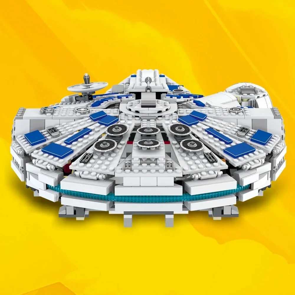 In Stock Millennium Spaceship Falcon Building Blocks Model Compatible 75212 Adult Building Brick Toy Children Birthday Gift Y250627