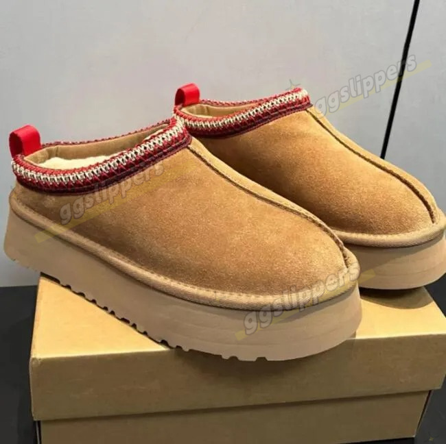 Women Boot Designer Australia Tasman Slippers Tazz Boot Classic Ultra Mini Platform Booties Slides Suede Winter Slide