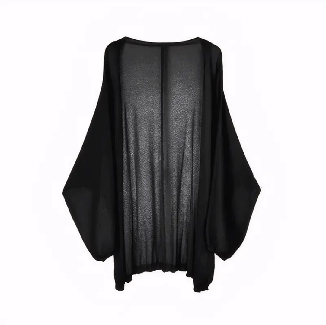FD215 Summer Korean loose air conditioning blouse thin temperament women's cardigan