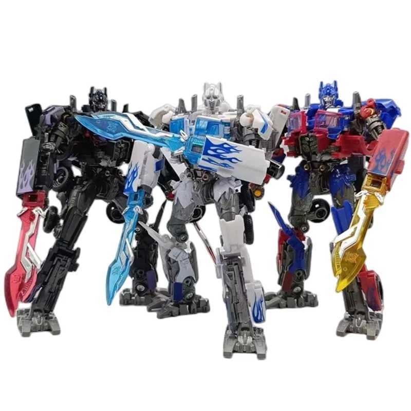 Transforming Toy Robot Figure Movie Classic Autobot Commander Dual Sword Weapon Childrens Birthday Gift X250628