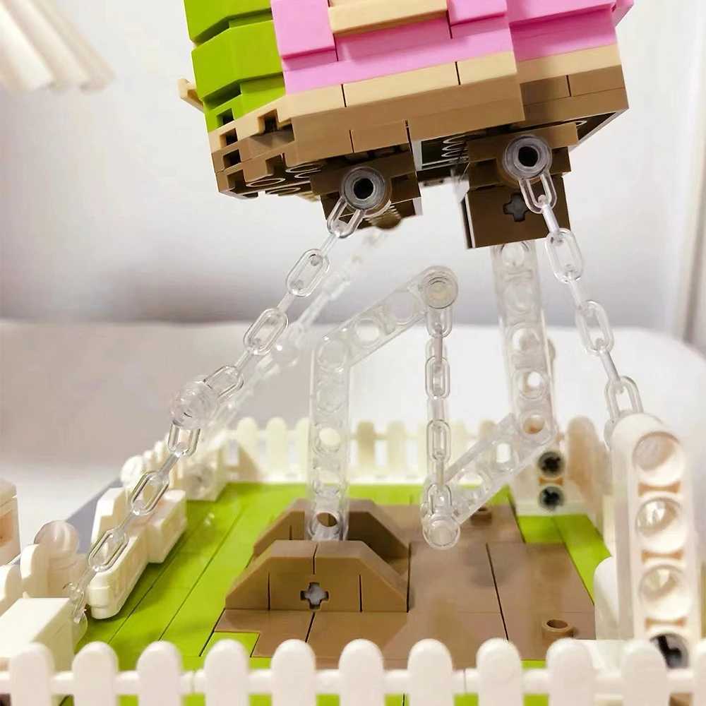 Creative Balloon House Street View Create Ideas Adorable Architecture Building Blocks Bricks Model Educational Toy Gift 555pcs Y250627