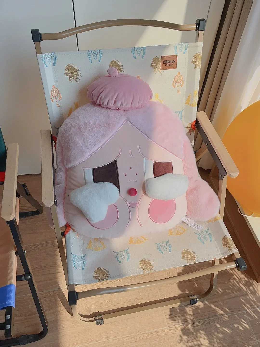 New Crydoll Car Headrest Throw Pillow Back Cushion Cartoon Stuffed Soft Cry Baby Push Pillow Doll Comfortable Cushion Girl Gifts Y250627