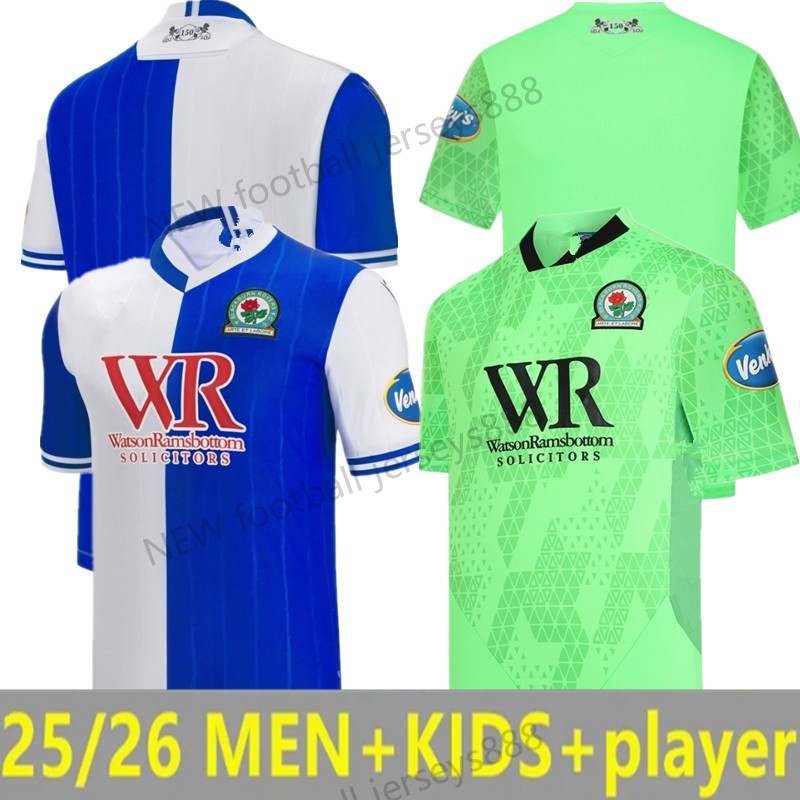 NEW S-4XL Blackburn 25 26 OHASHI SHEARER Soccer Jerseys GUEYE DOLAN SIGURDSSON BRITTAIN TRAVIS HEDGES BERG SUTTON 2025 Men FANS
