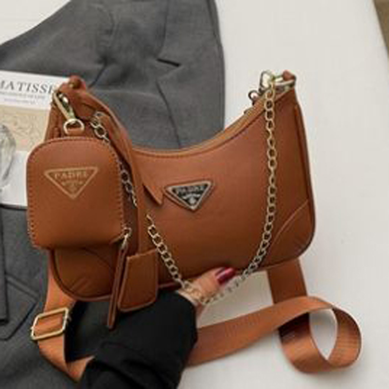 Designer Bag Luxury Bag Purse Shoulder Bag Luxury Crossbody Designer Ladies Three-piece package Fashion Handbag Metal Chain Bag Mini Bag High Quality 