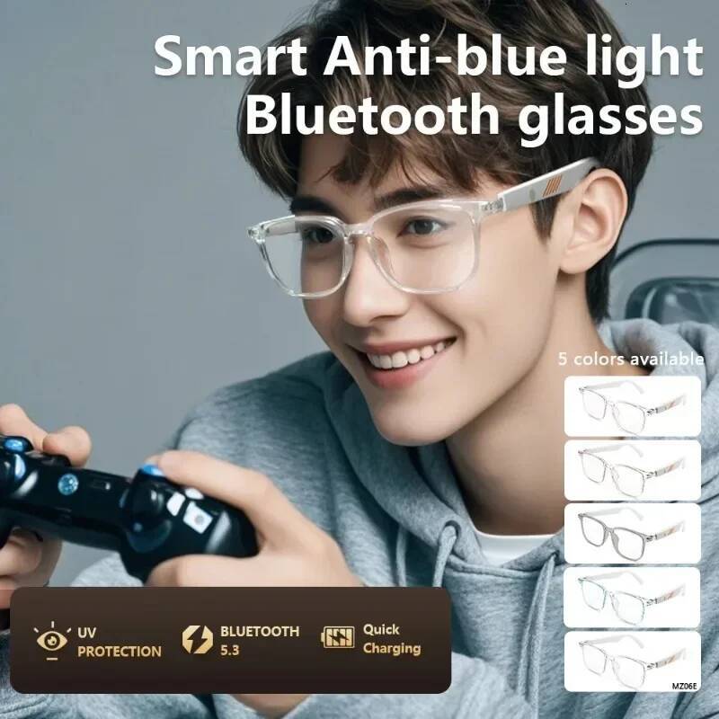 Smart Bluetooth Sport Audio Glasses Wireless Call Music Playback Earphone Anti Blue Light UV Protection Sunglasses For Men Women