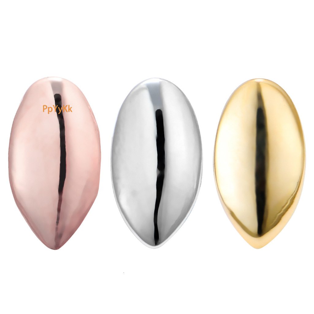 New Arrival 18K Gold Single Pointed Fang Vampire Hip Hop Grillz Tooth Rapper Costume Accessories