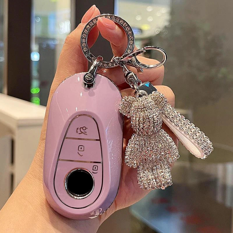 TPU Car Remote Key Case Cover Shell Fob For A C E S G Class GLC CLE CLA GLB GLS W177 W205 W213 W222 X167 AMG 250628