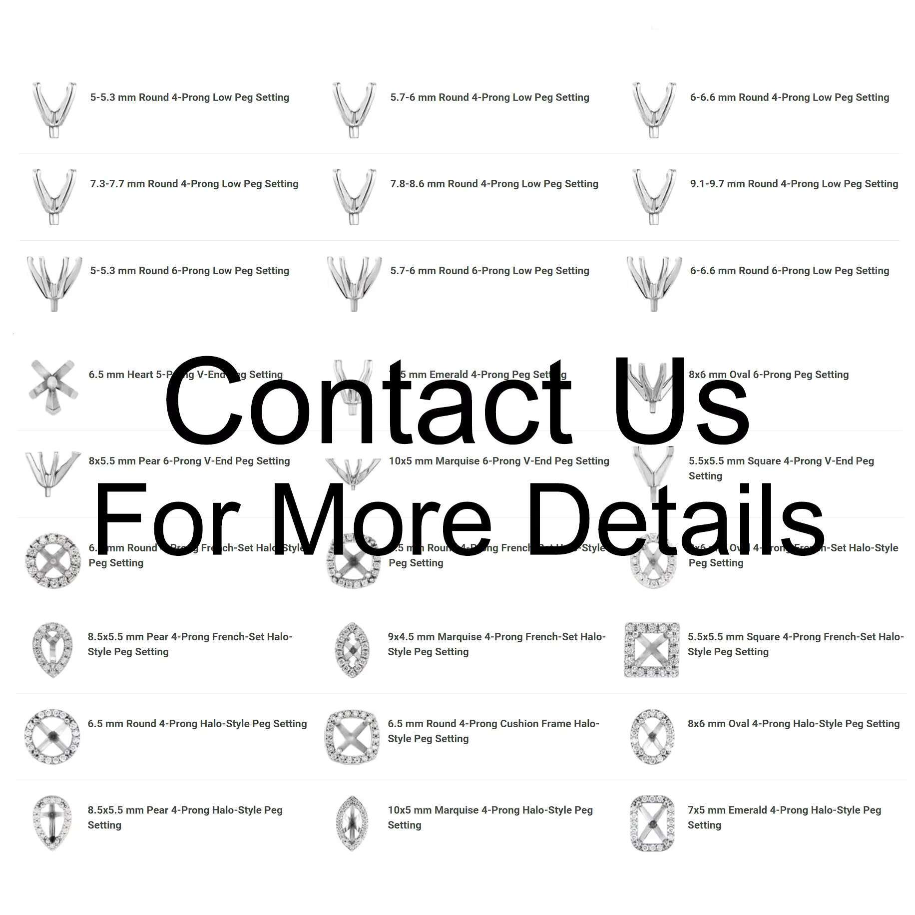 Attract Buyers With Shanks Magnetic Ring Builder Design Engagement Ring Set Premium Silver Moissanite Display Sample Kit