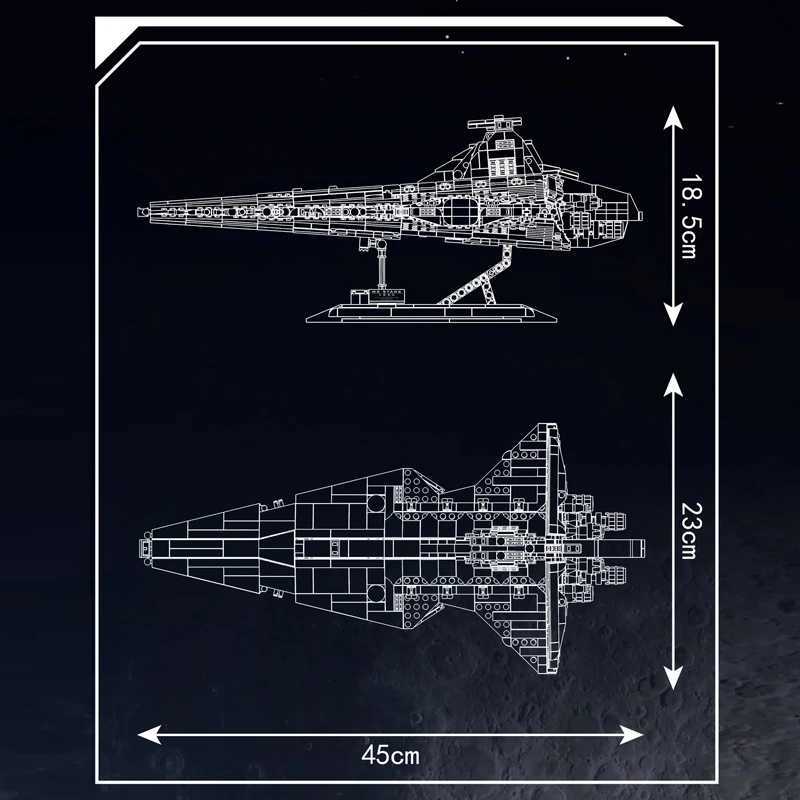 Mould King 21074 Star Plan Building Block The MOC Republic Attack Cruiser Model Assembly Star Fighter Toys Kids Christmas Gift R250627