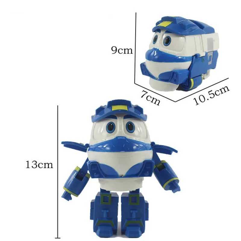 NEW 4pcs/lot Robot Trains figures Transformation robot Kay Train Deformation Train Car Action Figure Robot Toys for children X250628