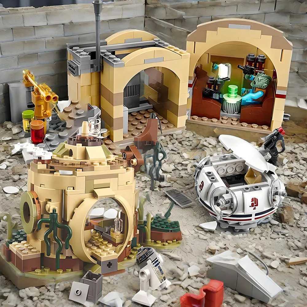 MOC 400PCS Mos Eisiley Cantina Space Plan Wars Bar And Tavern Building Blocks Bricks Compatible Toy Gift Y250627