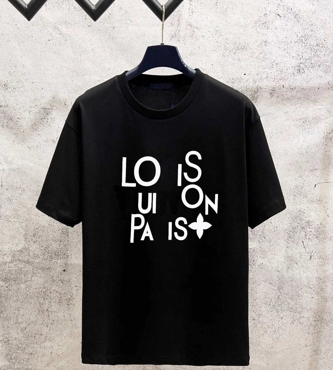 Summer casual and fashionable T-shirt brand designer pure cotton short-sleeved men's T-shirts and letter-printed round-neck short-sleeved women's T-shirts