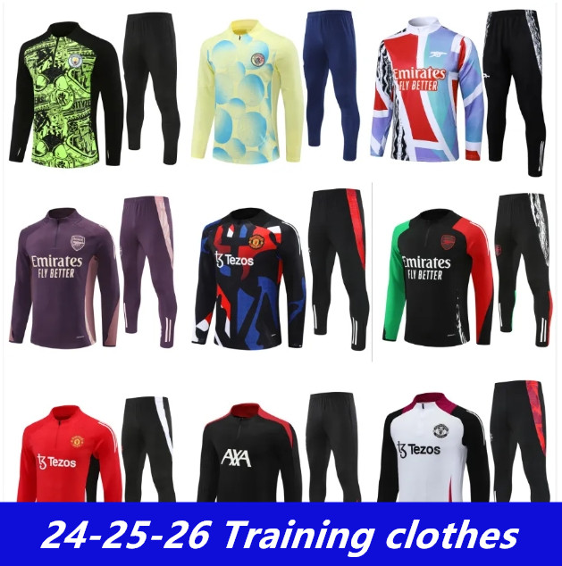 2024 25 26 arsen RD Uniteds tracksuit 24 25 City Antony football kits training suit survetement chandal adult boys tracksuits jogging sets futbol