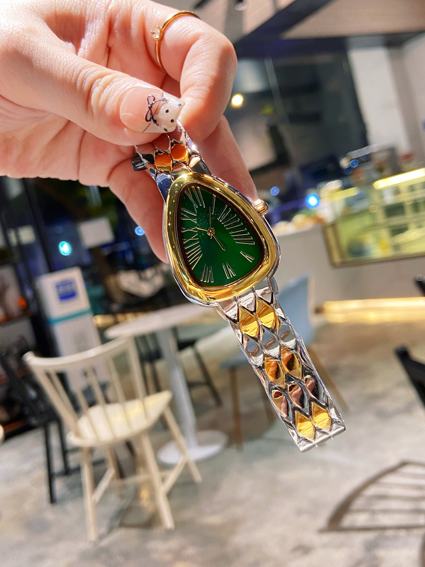 Luxury women's Bracelet BVLGARItiy Women's watch Quartz Watch Gold Heart shaped watch Top brand Diamond Stainless Steel watch Ladies Christmas Valentine's Day gift #86